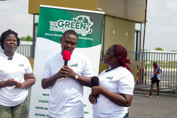 A GDA representative addressing a community audience